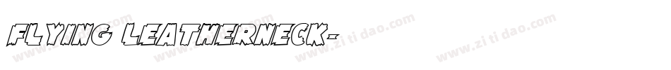 Flying Leatherneck字体转换